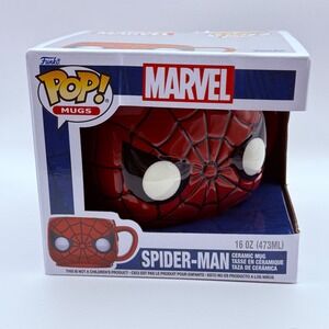 Funko Pop Mugs Marvel Spider-Man Ceramic Mug 16oz Walmart Exclusive Red New